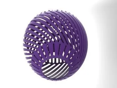 Lampshade plastic egg 3D print model