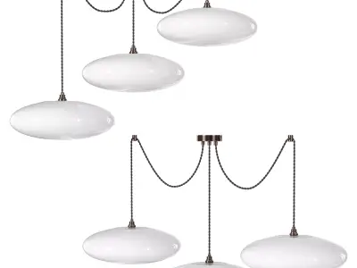 Etheletta 3 Pendant Light 3D model