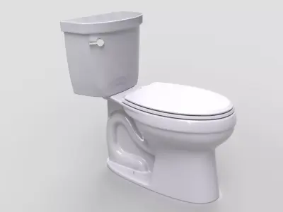 Toilet 3D model 5