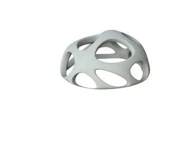 SciFi Cube Object No 49147 Low Poly Shape Low-poly 3D model