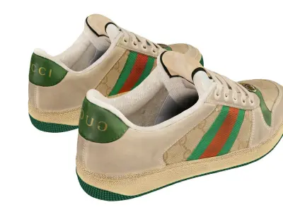 GUCCI screener GG casual  sneaker 3D model