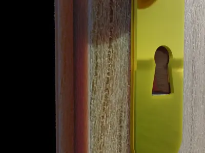 Door 2022 Low-poly 3D model