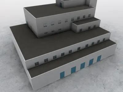 LXGB Storage 1 Low-poly 3D model