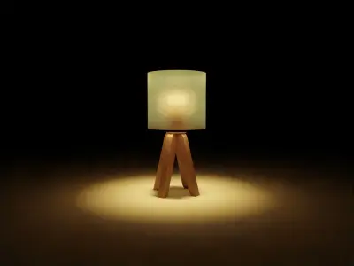 Bedroom Lamp Free 3D model