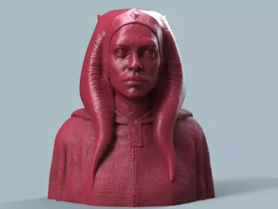 Ahsoka Tano Rosario Dawson 3D print model