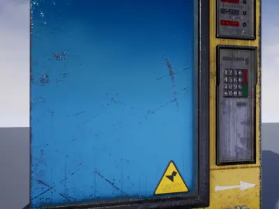 The Drink  Snacks Vending Machine  Automat Low-poly 3D model