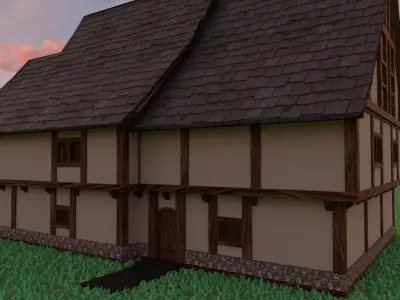 Medieval Tavern 3D model purchase