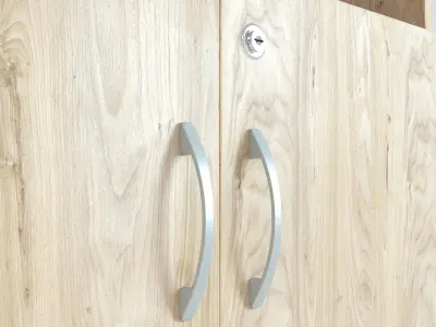 Wooden Cabinet 13 3D model