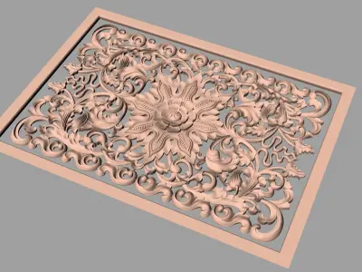 CNC 3D relief models STL format file used for artcam aspire E363 3D model