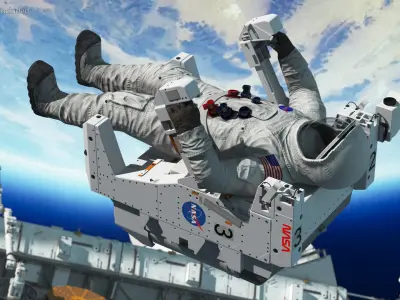  Spacesuit A7L with MMU 