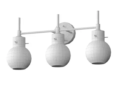 Satilla 3 Vanity Light 3D model