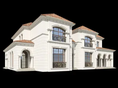 Mediterranean Villa Design 016 3D model
