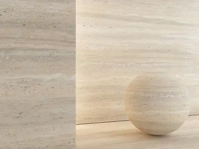 Travertine Porcelain tiles - set 03 Texture