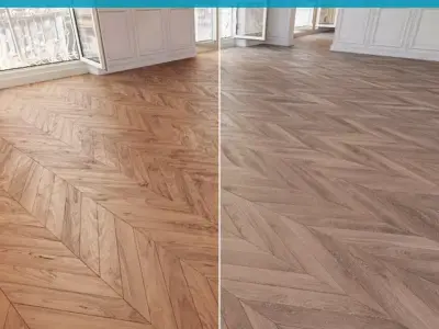 Herringbone parquet 36 WITHOUT PLUGINS 3D model