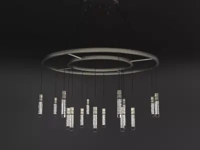 Modern Chandelier 3D model shop