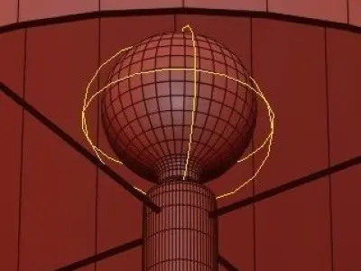 Elwood Floor Lamp Arteriors 3D model