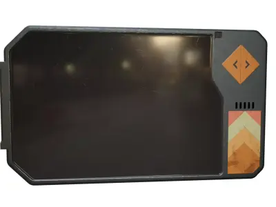 Sci-fi Touchpad 11 Low-poly 3D model