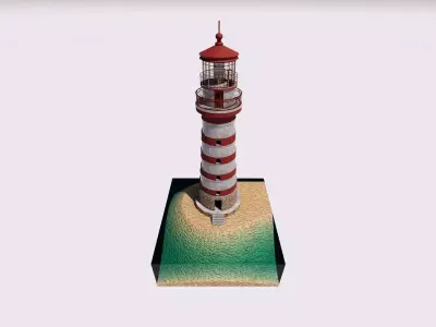 CLASSIC LIGHT HOUSE 1 3D model