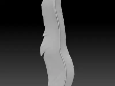 Feather Pendant 3D Printable Model Free 3D print model