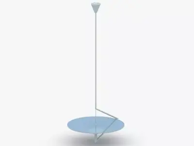 1486 - Hanging Lamp Low-poly 3D model