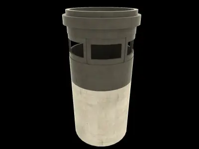 military assets Low-poly 3D model