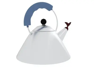 kettle stylized Free low-poly 3D model