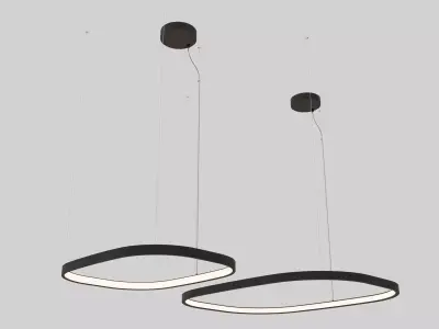 Lightinova Halo Square lamp collection Free 3D model