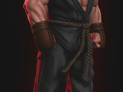 Street Fighter Akuma 3D print model