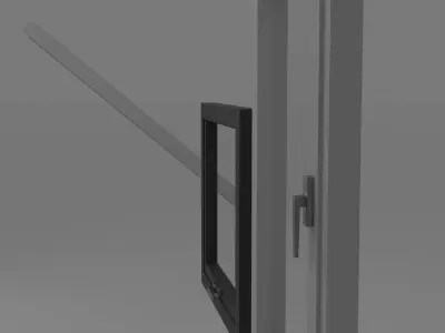 PBR Window Collection Free low-poly 3D model