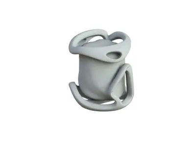 SciFi Shape Object Low Poly 43 Low-poly 3D model
