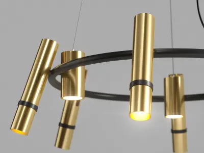 Lampatron React R 9 lamps 3D model