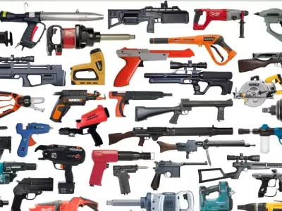 Pew Pew Pack  Gun Kit bash  3D model