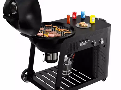 Members Mark Charcoal Grill BBQ Set  3D model