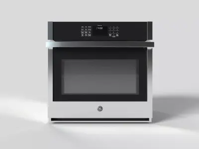 GE Front door microwave oven 3D model