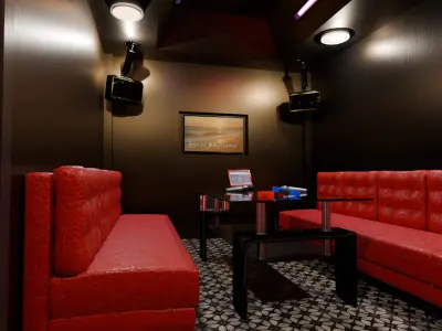 Karaoke room 3D model