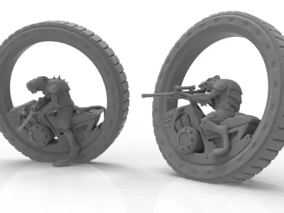 Cheese Stealer Cult - Tunnel Rider Alpha 3D print model