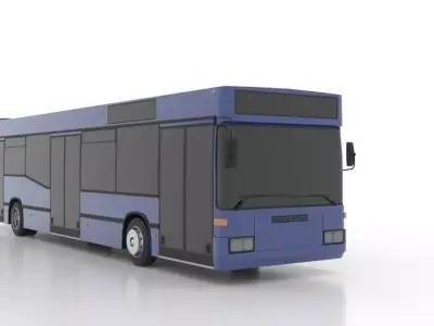 Jelcz M122MB Low Low-poly 3D model