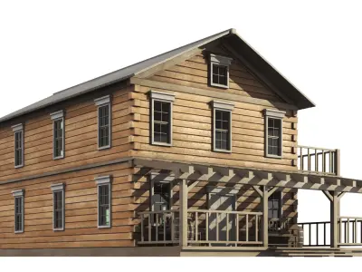  Detailed Western Buildings Bundle 