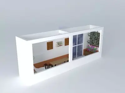 hiandraorkut living room with window Free 3D model
