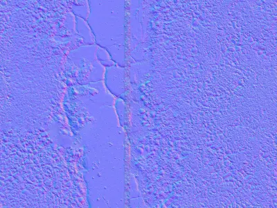 Highway Road with 4k textures and blender file included 3D model