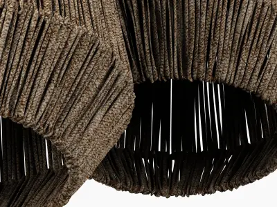 Lamp cone rope n11 3D model