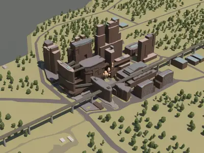 Galsh 3D model