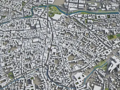 Padua  Low-poly 3D model