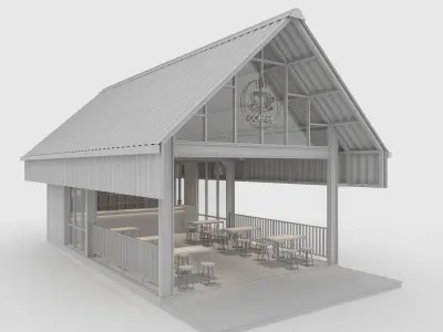 Cafe Modern 7 3D model