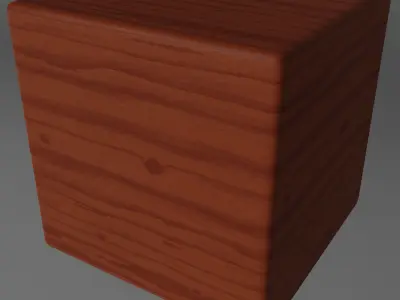 Seamless PBR Wood - Cherry Redbrown Light 002 Texture