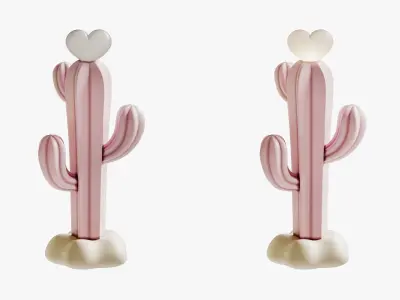 Cactus Floor Lamp 3D model