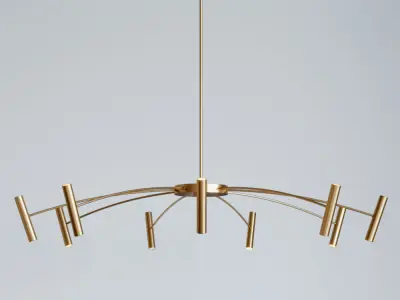 Aerial Chandelier by Sean Lavin from Tech Lighting Small 3D model