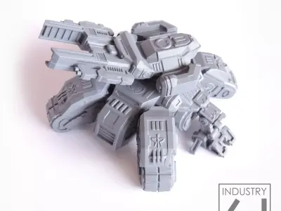 Siege Tank 3D print model
