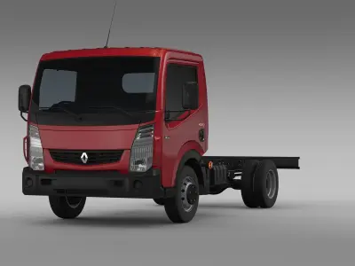 Renault Maxity 2013 Chassi 3D model
