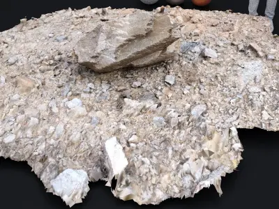 DEATH VALLEY ROCK FORMATION 005 2024 3D model